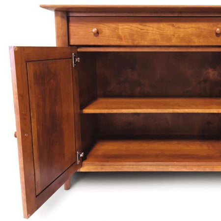 Sarah Buffet by Copeland Furniture, showing closeup view of sarah buffet.