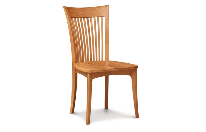 Sarah Chair Wood Seat by Copeland Furniture - Without Arm, Natural Cherry.