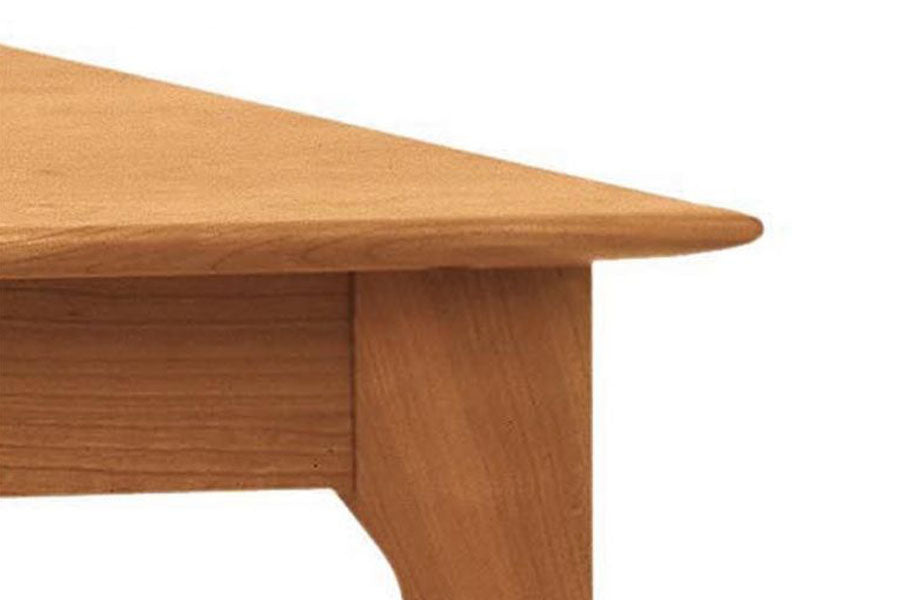 Sarah Fixed Top Table by Copeland Furniture, showing closeup view of sarah fixed top table with chairs.