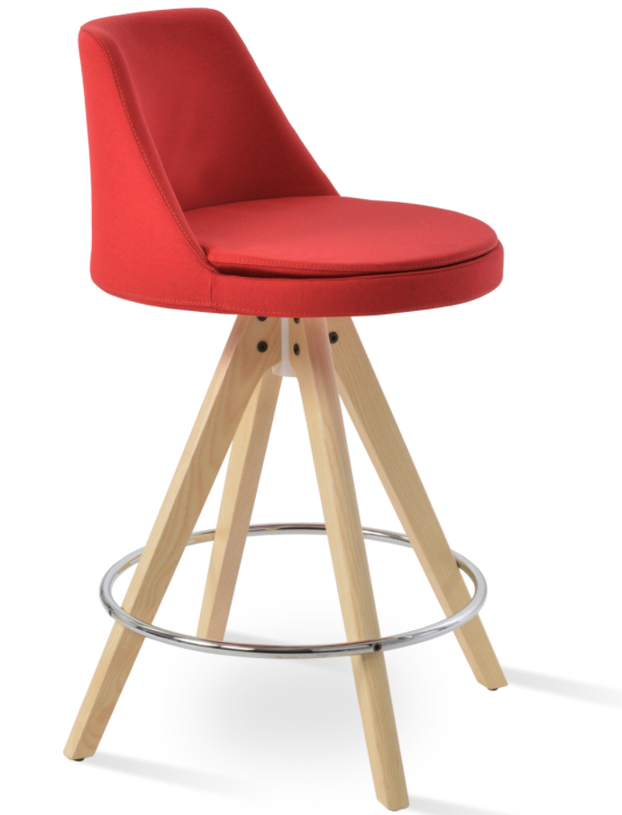 Martini Pyramid Swivel Stool (Clearance)
