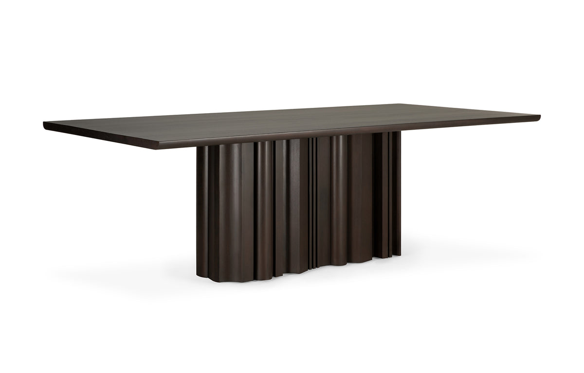 Sequence Dining Table by Ethnicraft - Mahogany Dark Brown.