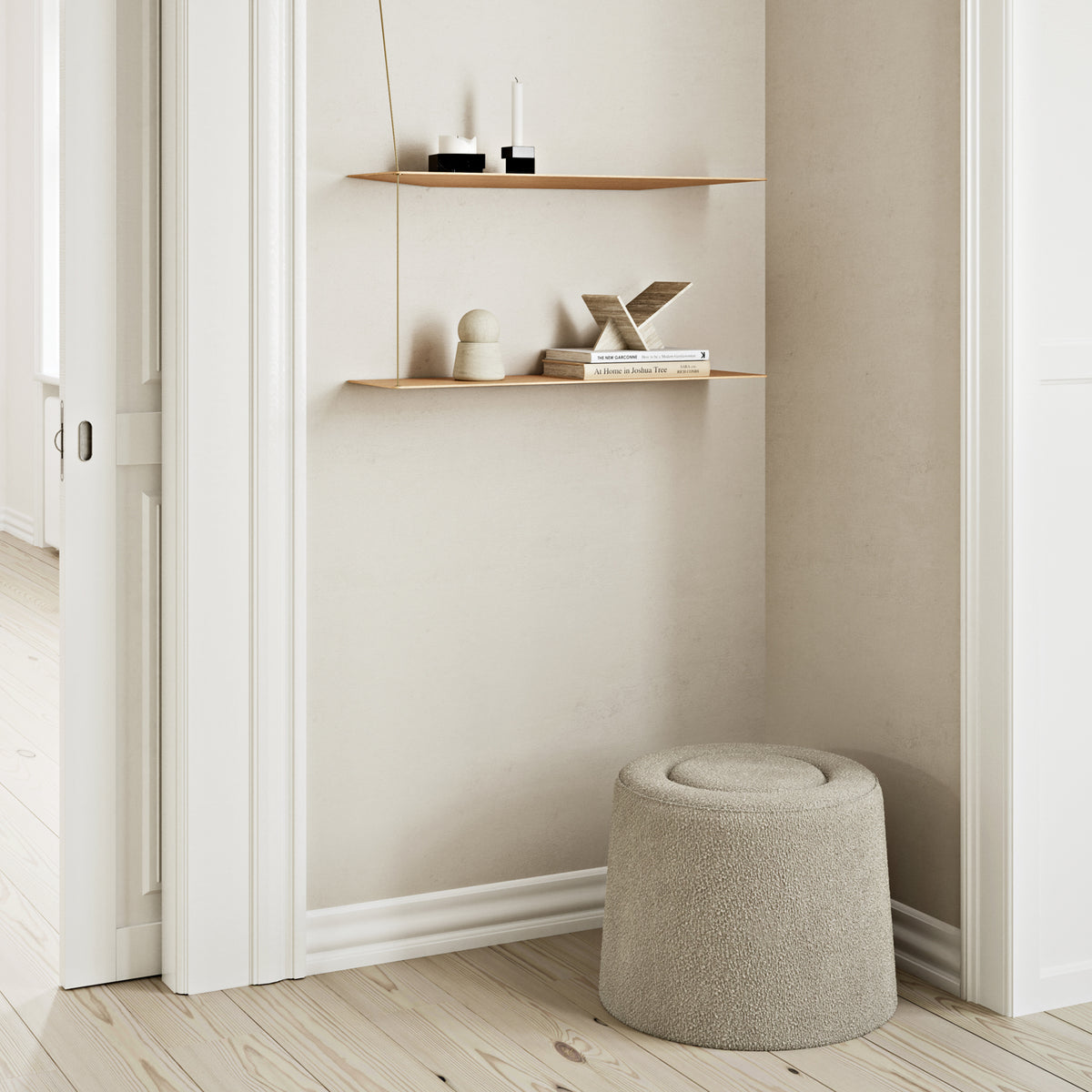 Serene Jar by Woud, showing serene jar in live shot.