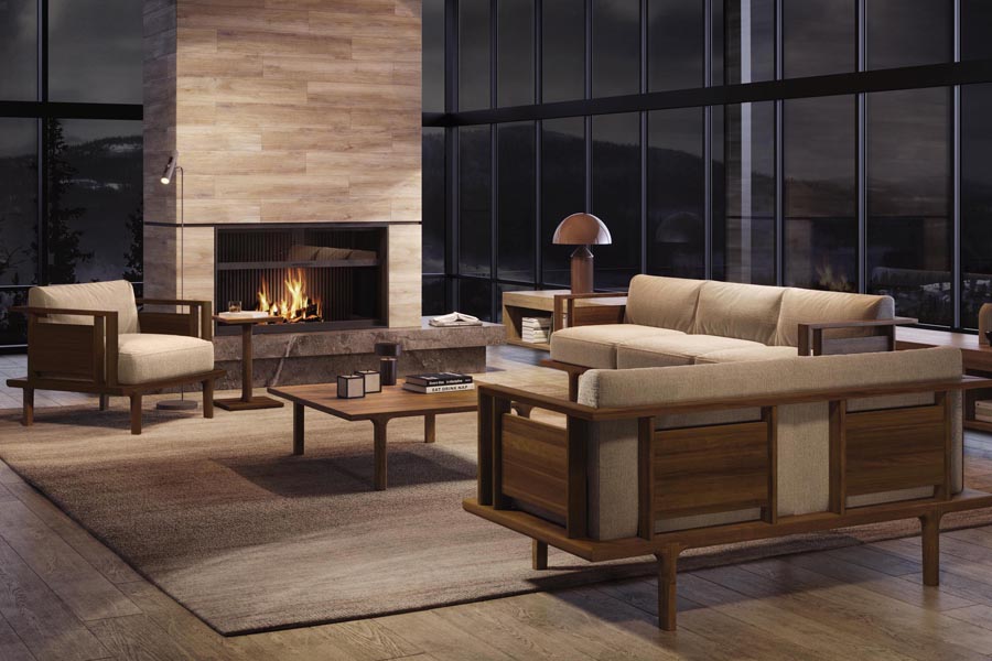 Sierra Seating and Occasionals Chair by Copeland Furniture, showing sierra seating and occasionals chair in live shot.
