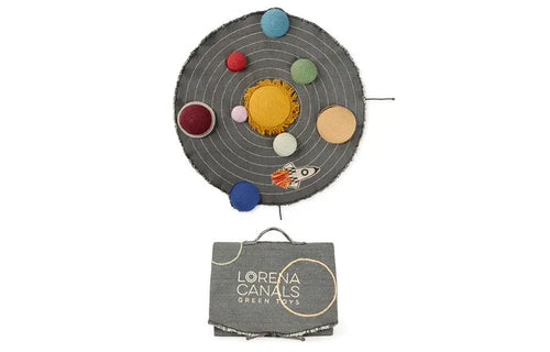 Small World Green Toy Set by Lorena Canals - Solar System Toy Set.