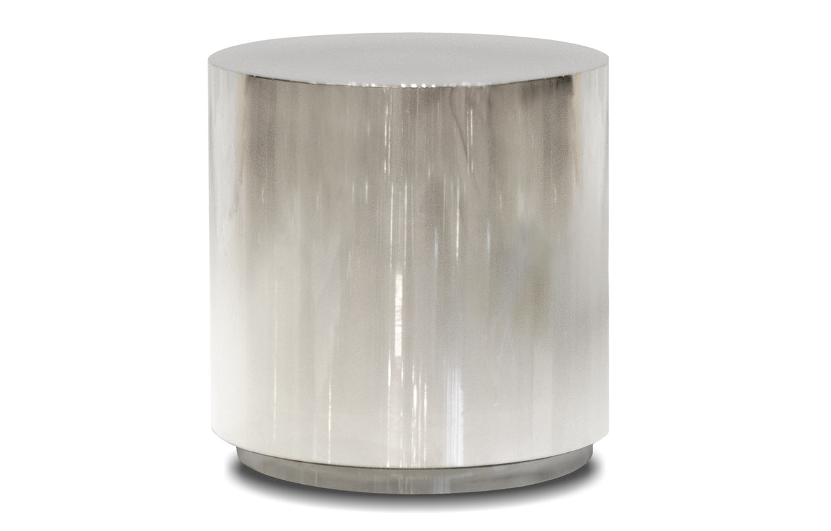 Sphere End Table by Mobital - Polished Stainless Steel.