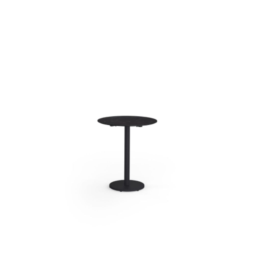 Stizzy Dining Table 27" by Mamagreen - galvanized steel pedestal with HPL top