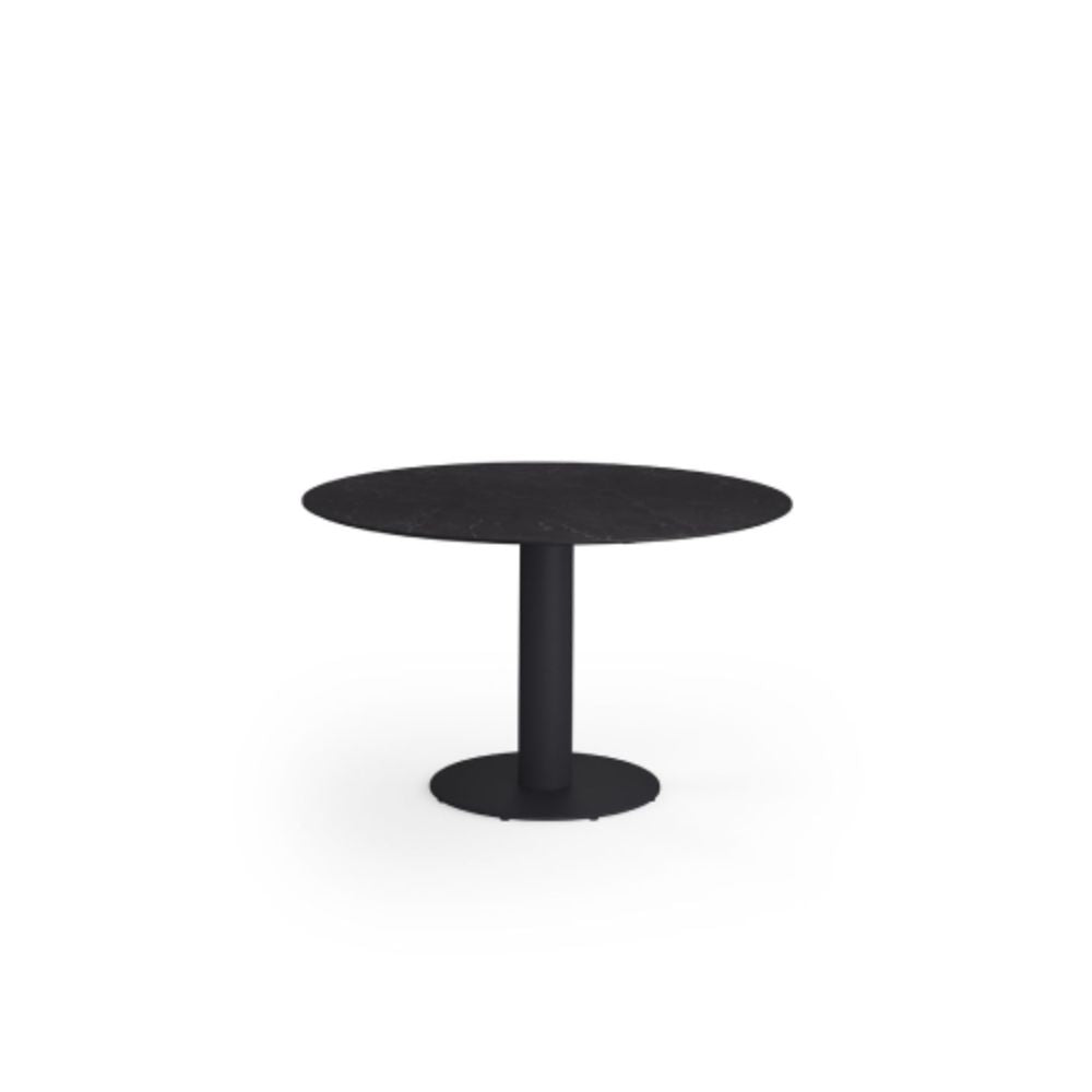 Stizzy Dining Table 50" by Mamagreen - galvanized steel pedestal with HPL top