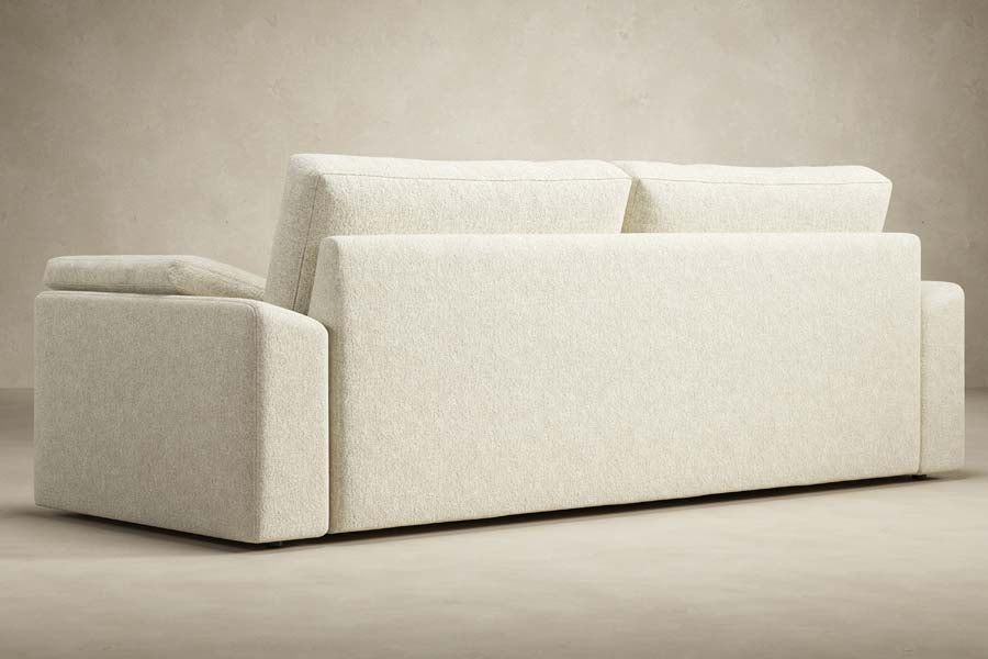 Vilander Sofa Bed With Cushion Arms by Innovation, showing back view of vilander sofa bed with cushion arms.