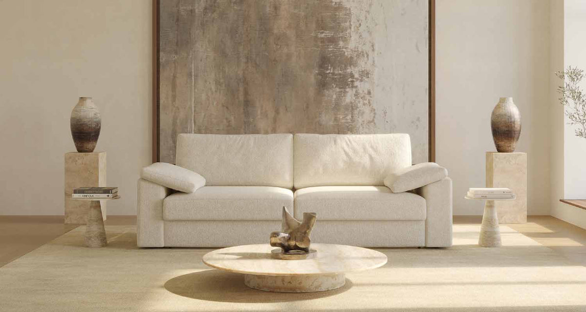 Vilander Sofa Bed With Cushion Arms by Innovation, showing vilander sofa bed with cushion arms in live shot.