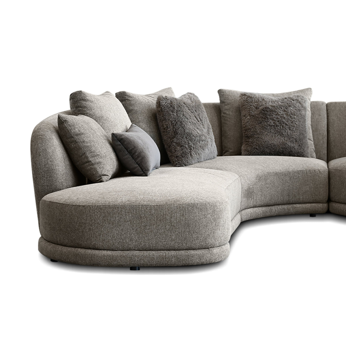 Voltaire Sectional Sofa by Mobital, showing closeup view of voltaire sectional sofa.