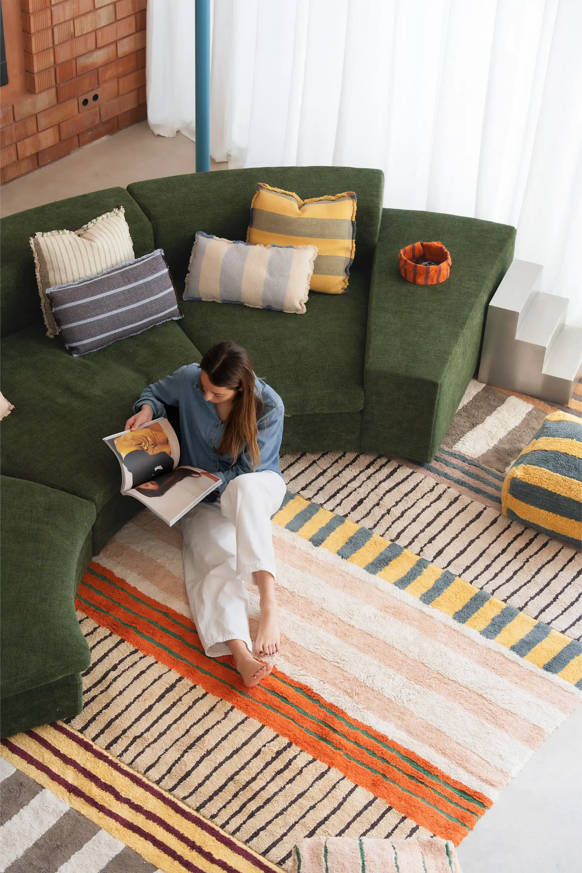 Washable Rug Color On by Lorena Canals