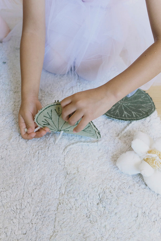 Washable Play Rug Swan Lake by Lorena Canals