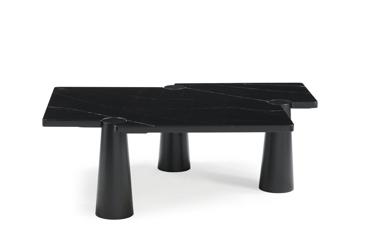Acyl Coffee Table in Polished Marquina Black