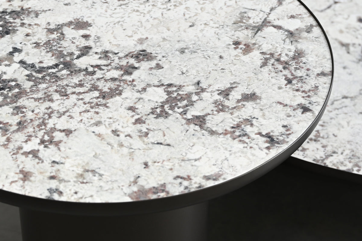 Rowan End Table Alaska White Lappato