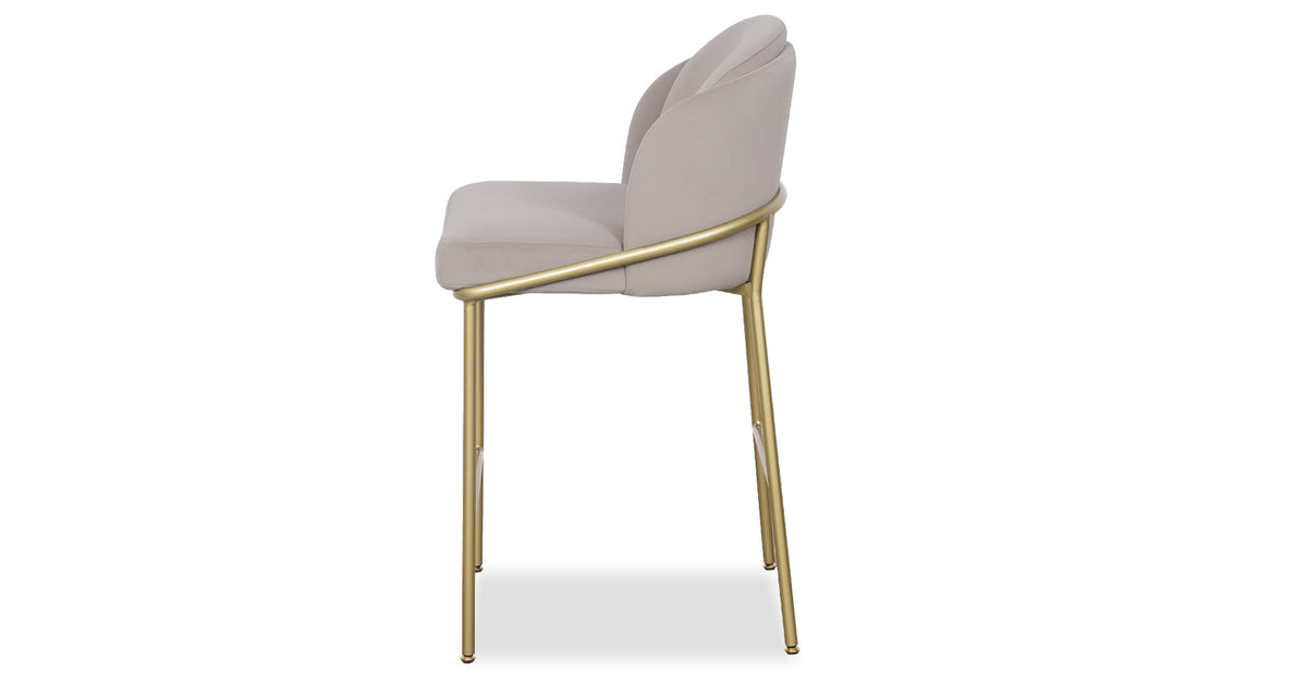Wallen Counter Stool by Mobital, showing side view of wallen counter stool.