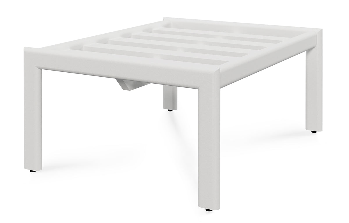 Jack Outdoor Footstool by Ethnicraft - Aluminium, Without Cushion