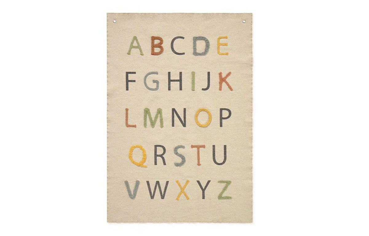 ABC Wall Hanger by Lorena Canals - Natural. 