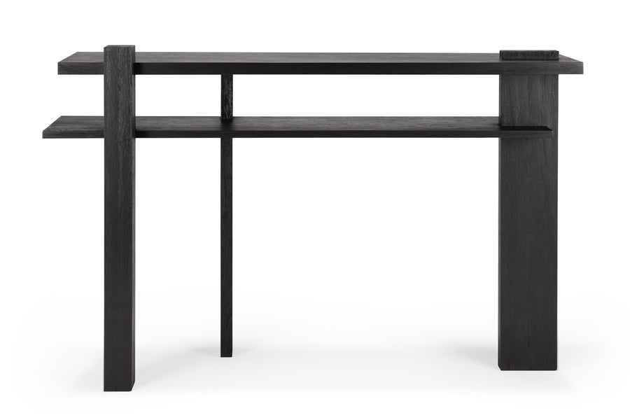 Abstract Console by Ethnicraft, showing front view of abstract console.