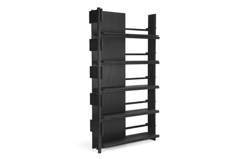 Abstract Rack by Ethnicraft, showing angle view of abstract rack.