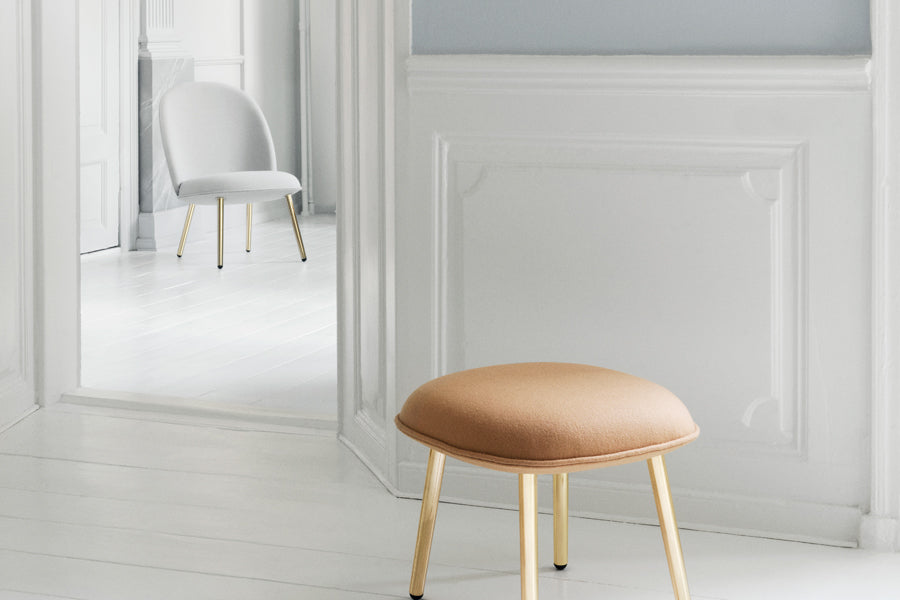 Ace Lounge Upholstery Chair by Normann Copenhagen, showing ace lounge upholstery chair in live shot.