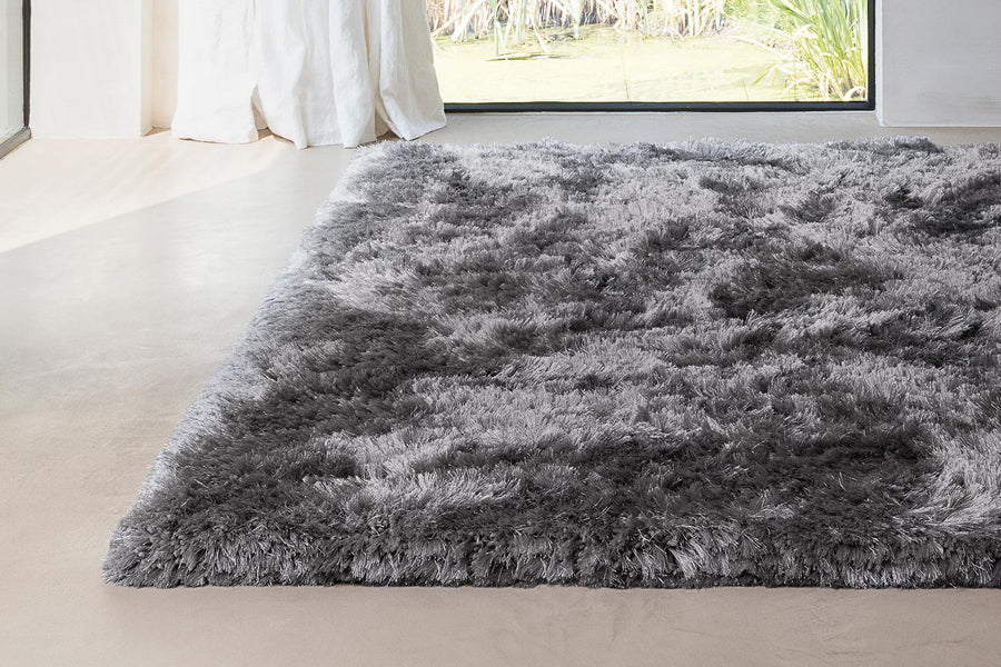 Adore Hand Woven Rug by Ligne Pure, showing adore hand woven rug in live shot.