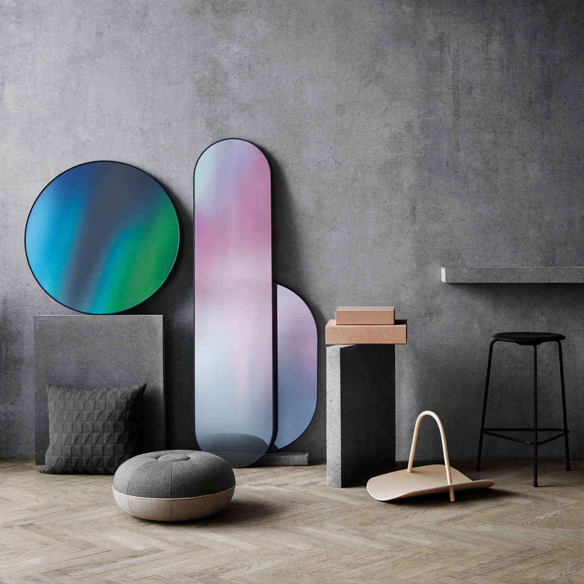 AJ Cushion by Fritz Hansen, showing aj cushion in live shot.