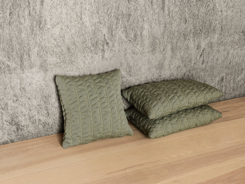 AJ Cushion by Fritz Hansen, showing aj cushions in live shot.