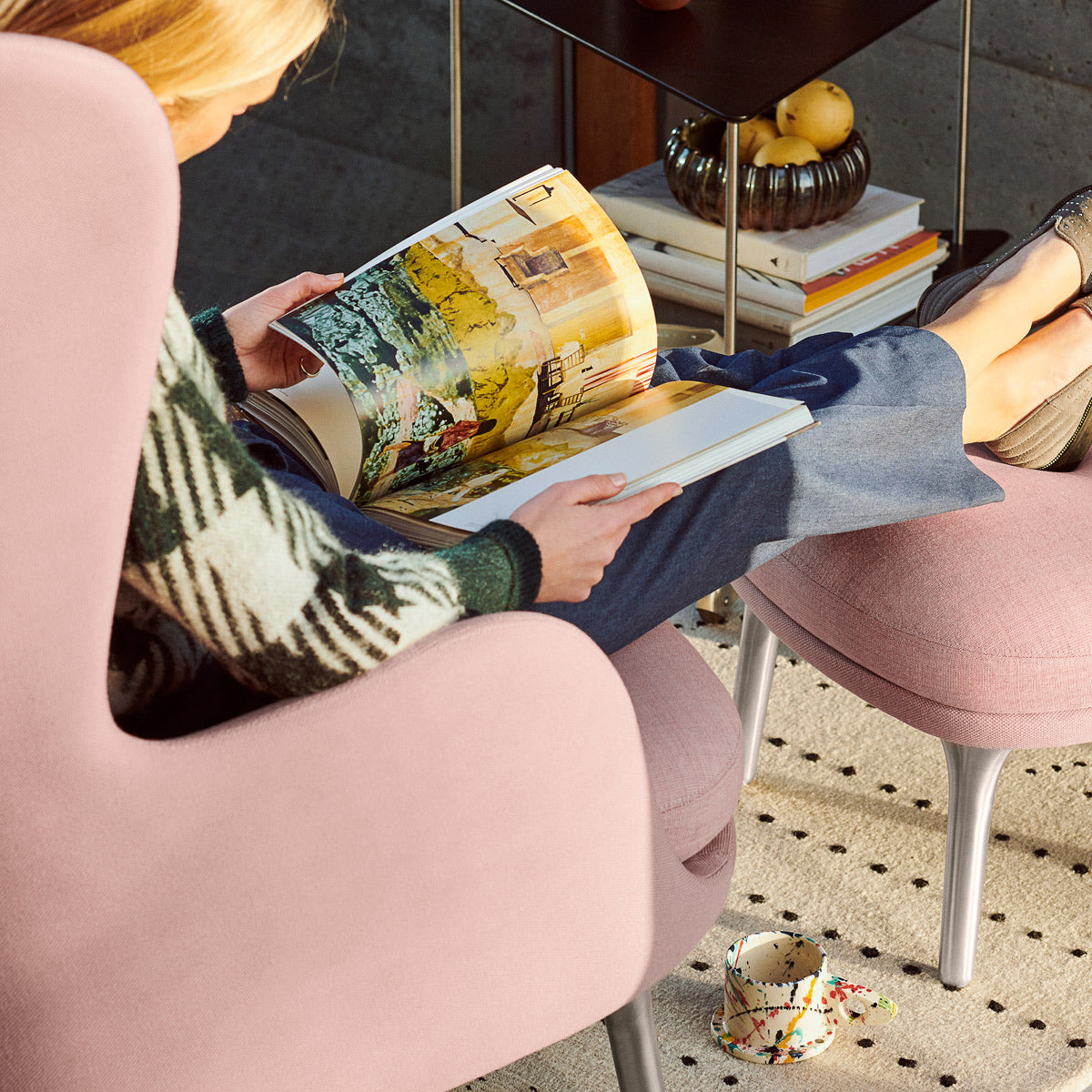 AJ Trolley by Fritz Hansen, showing closeup view of aj trolley in live shot.