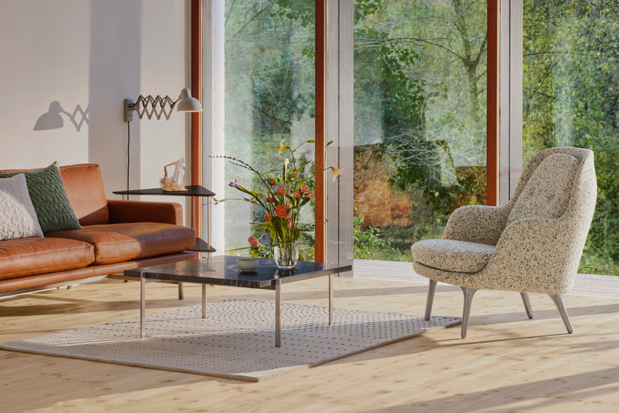 AJ Trolley by Fritz Hansen, showing aj trolley in live shot.