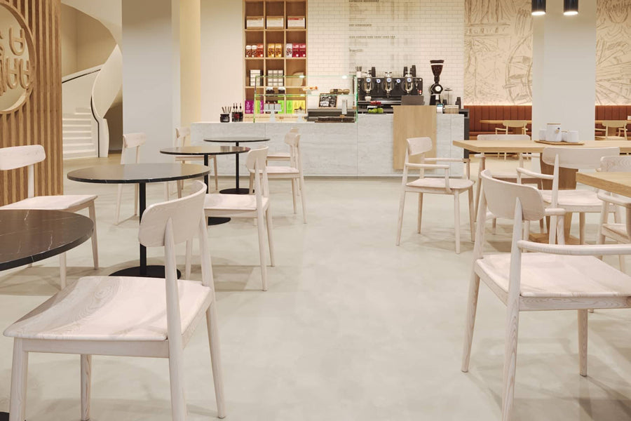 Alamosa Chair by Kollektiff, showing alamosa chair in live shot.