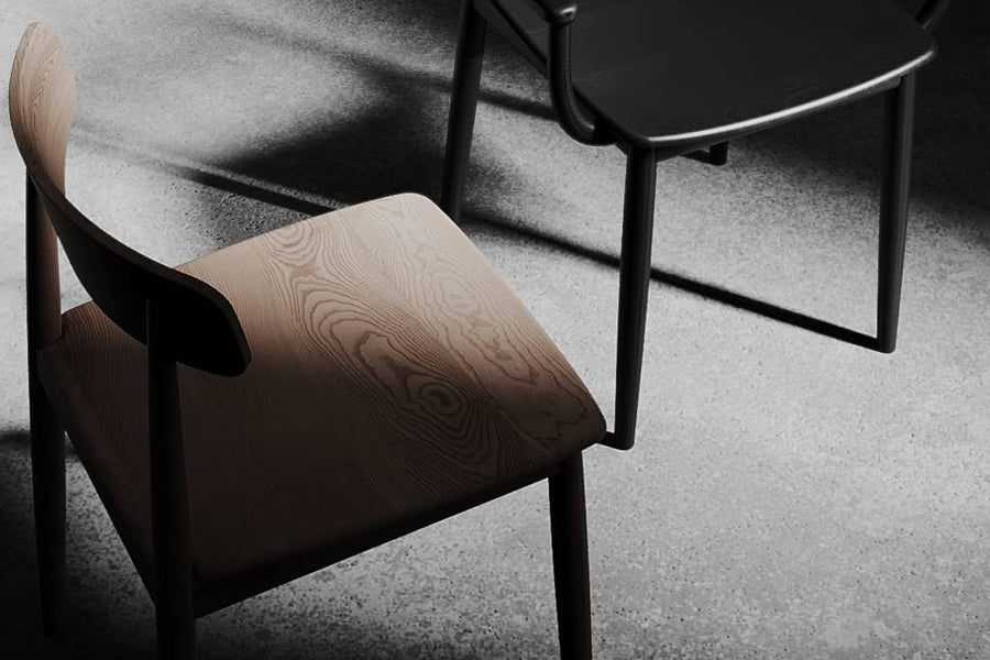 Alamosa Chair by Kollektiff, showing alamosa chair in live shot.