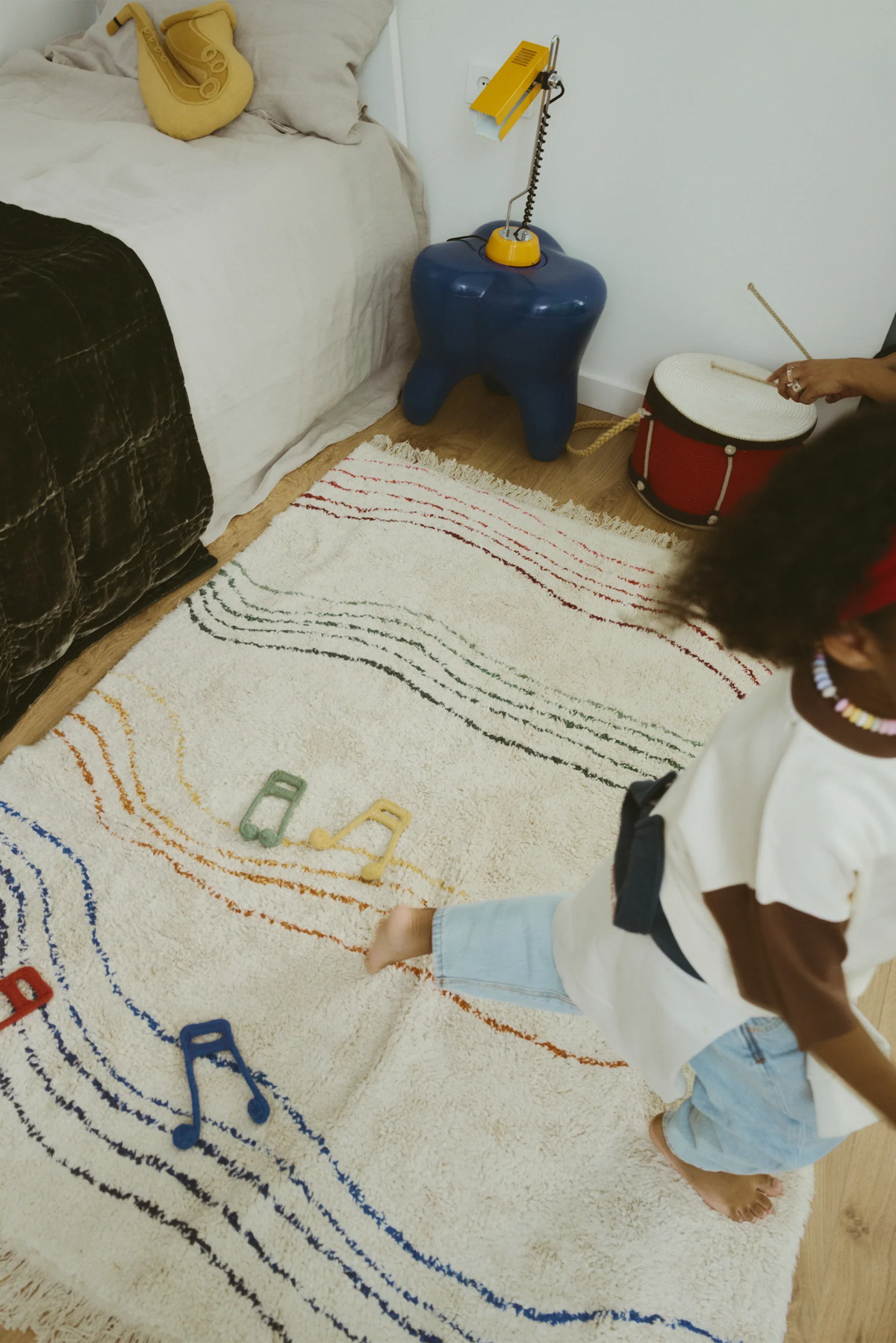 Washable Play Rug Color Notes by Lorena Canals
