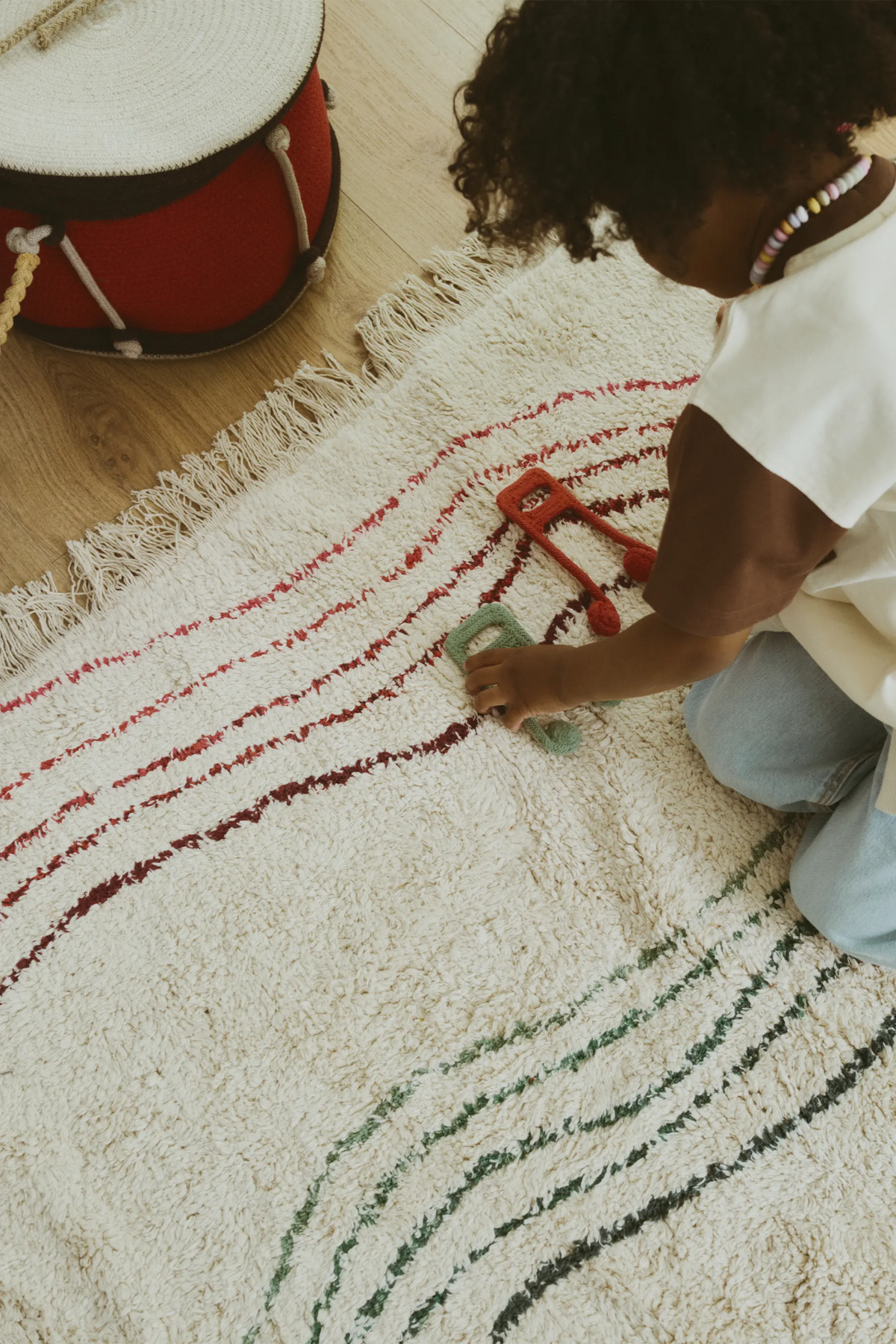 Washable Play Rug Color Notes by Lorena Canals