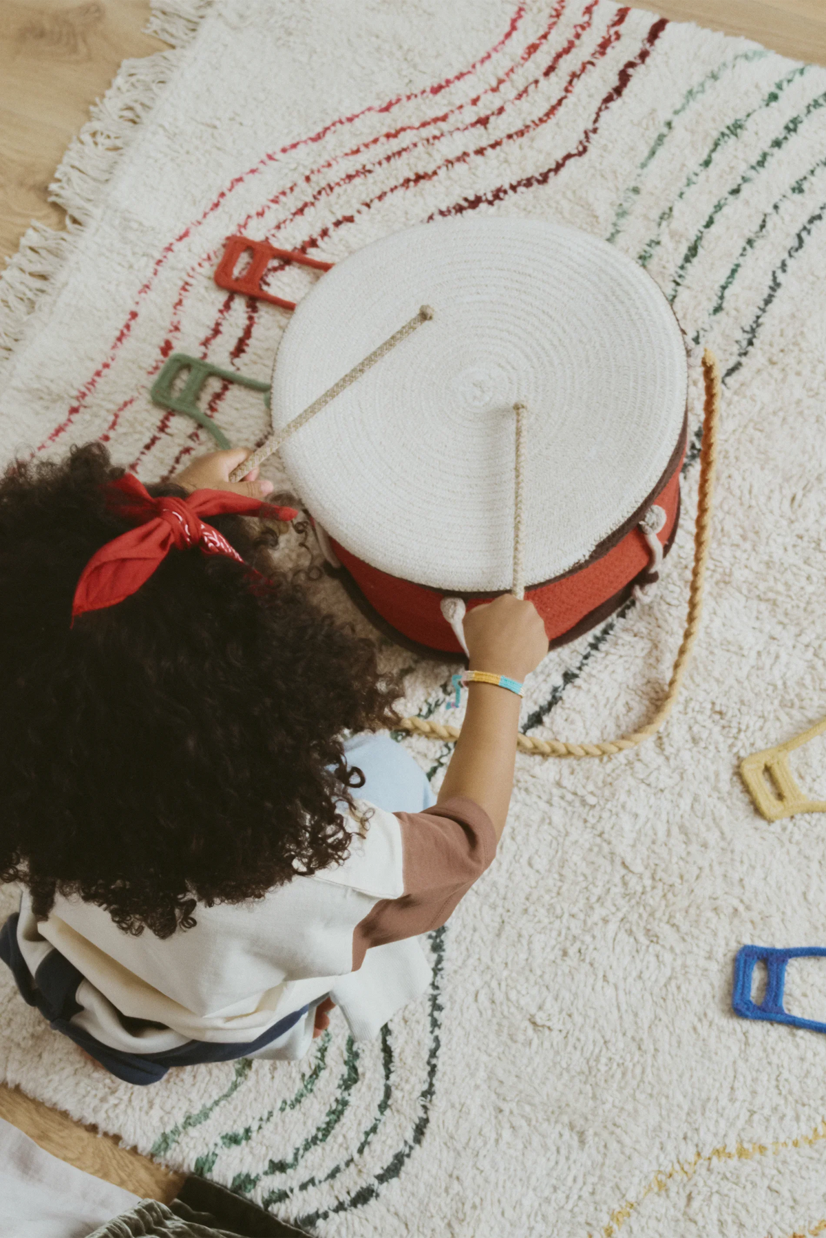 Washable Play Rug Color Notes by Lorena Canals