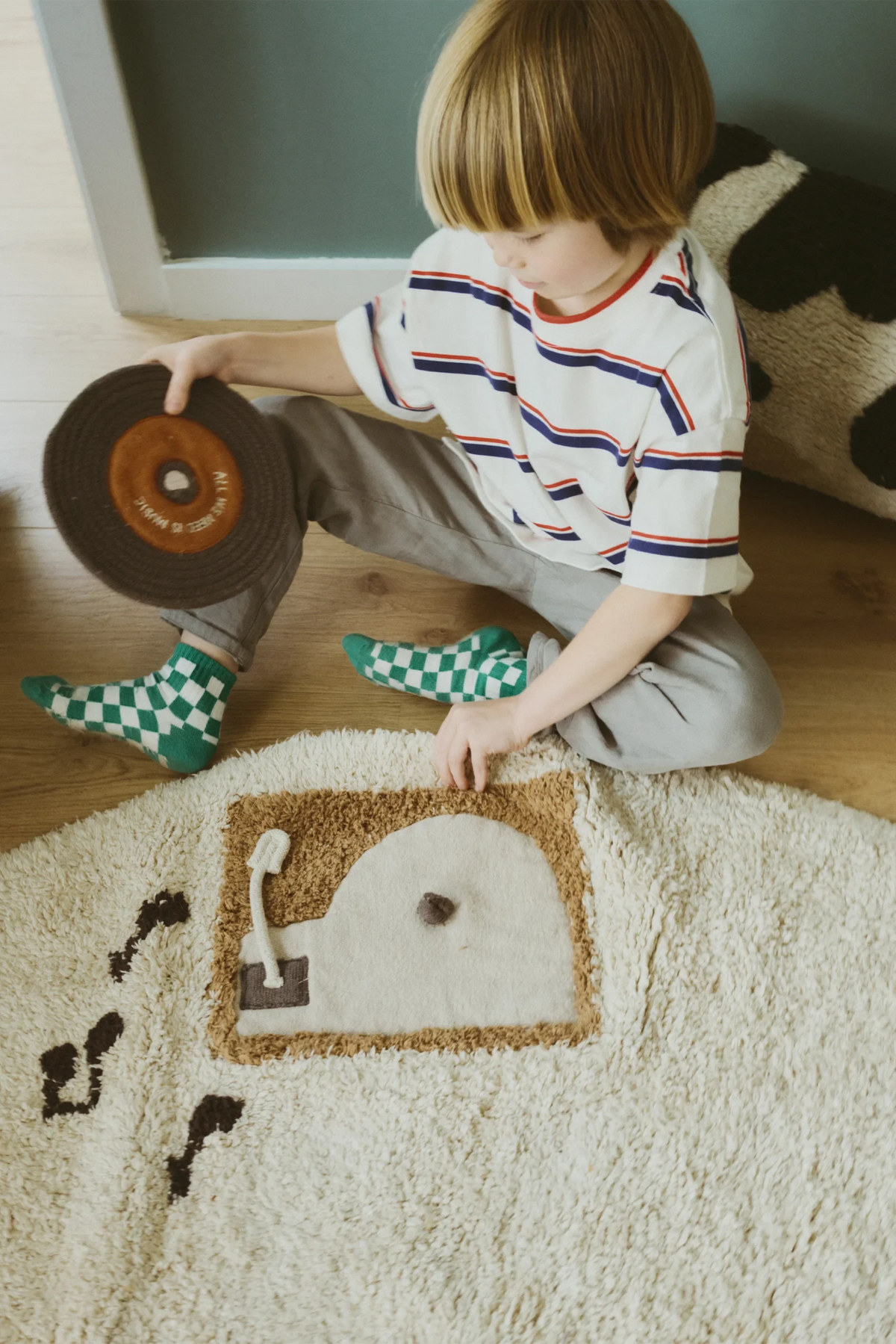 Washable Play Rug Music by Lorena Canals