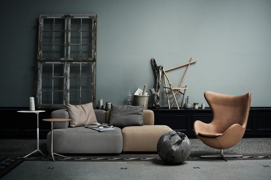 Alphabet Cushion by Fritz Hansen, showing alphabet cushions in live shot.