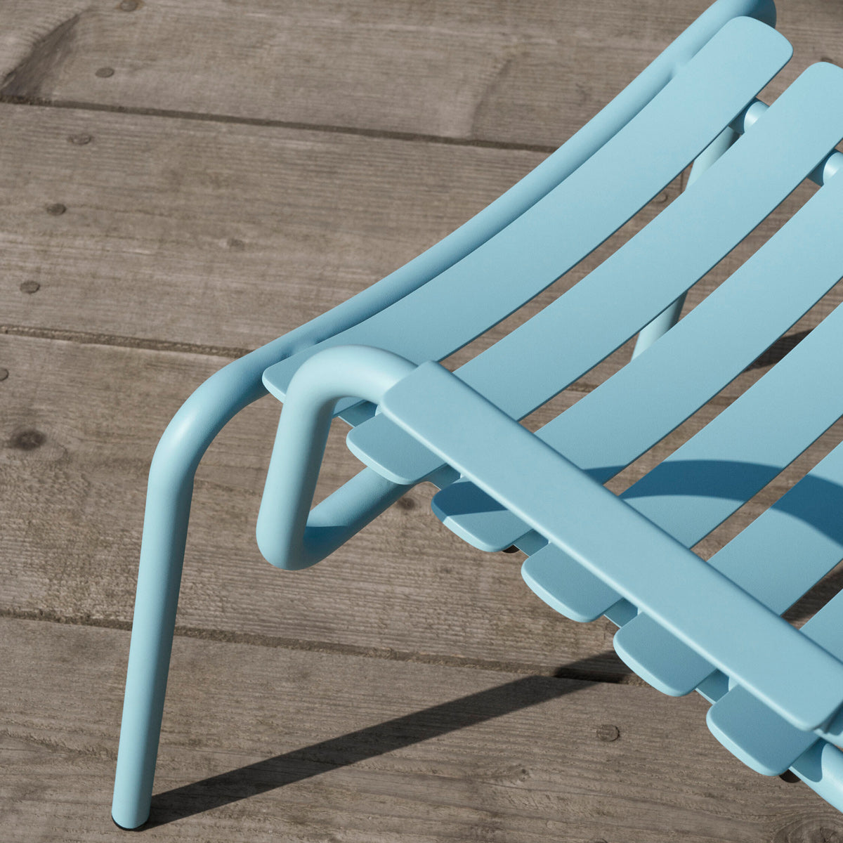 Alua Lounge Chair by Houe, showing closeup view of alua lounge chair in live shot.