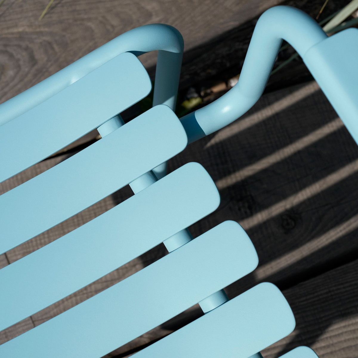 Alua Lounge Chair by Houe, showing closeup view of alua lounge chair in live shot.