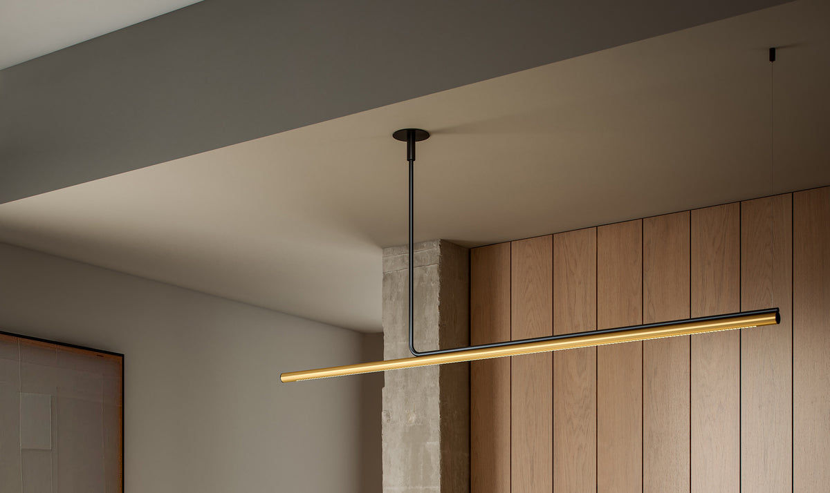 Ambrosia Pro Ceiling/Pendant Light by Marset, showing ambrosia pro ceiling/pendant light in live shot.