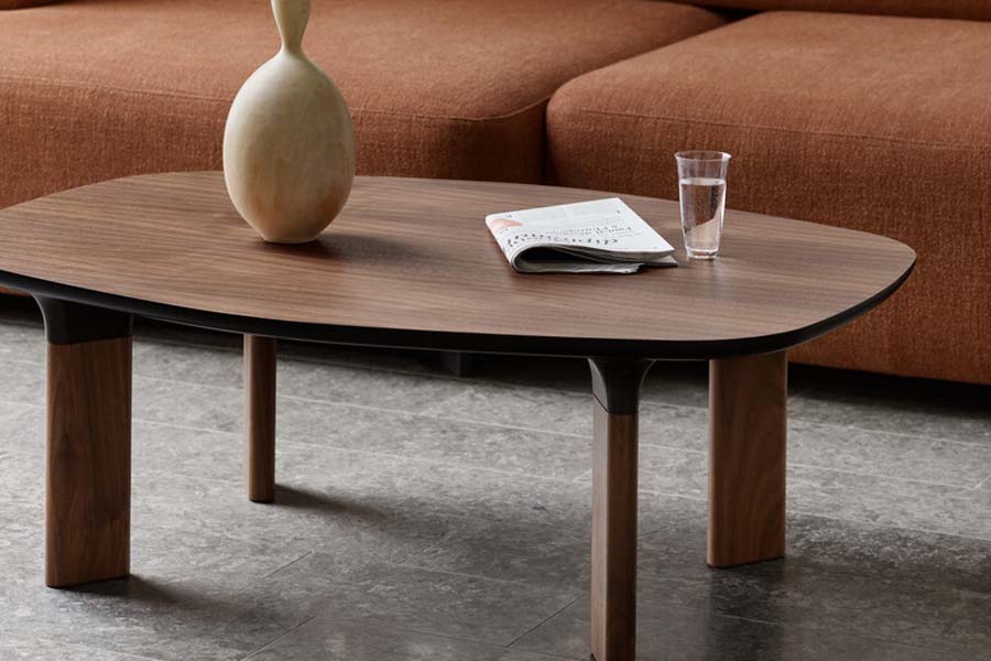 Analog Coffee Table by Fritz Hansen, showing analog coffee table in live shot.