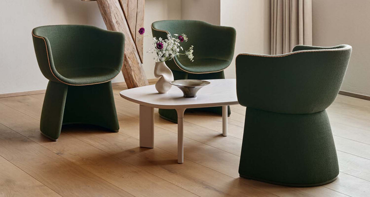 Analog Coffee Table by Fritz Hansen, showing analog coffee table in live shot.