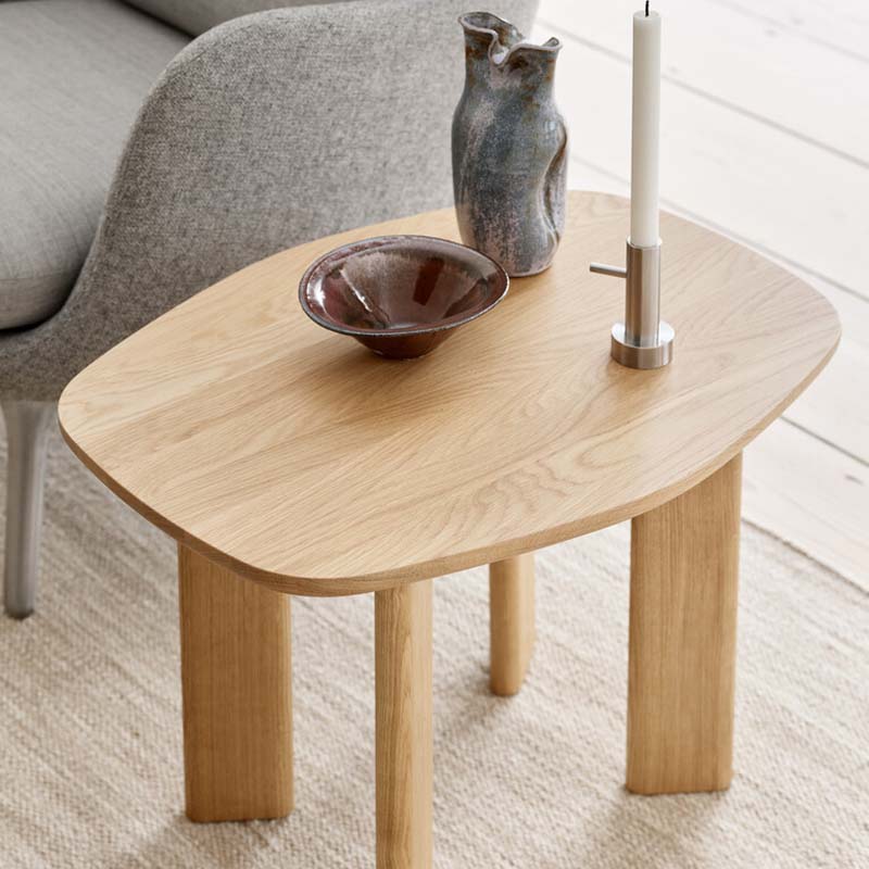 Analog Side Table by Fritz Hansen, showing analog side table in live shot.