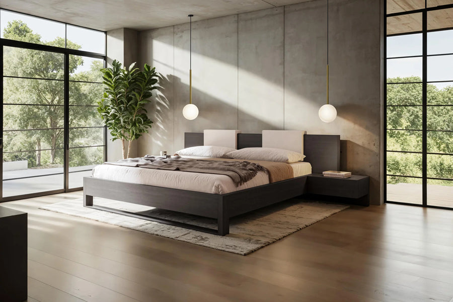 Ansel Bed (Clearance) by Modloft, showing ansel bed (clearance) in live shot.