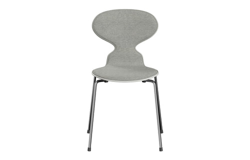 Ant Front Upholstery Chair by Fritz Hansen - 4 Legs, Colored Ash Veneer Wood Shell Group, Taxtile Category 2.