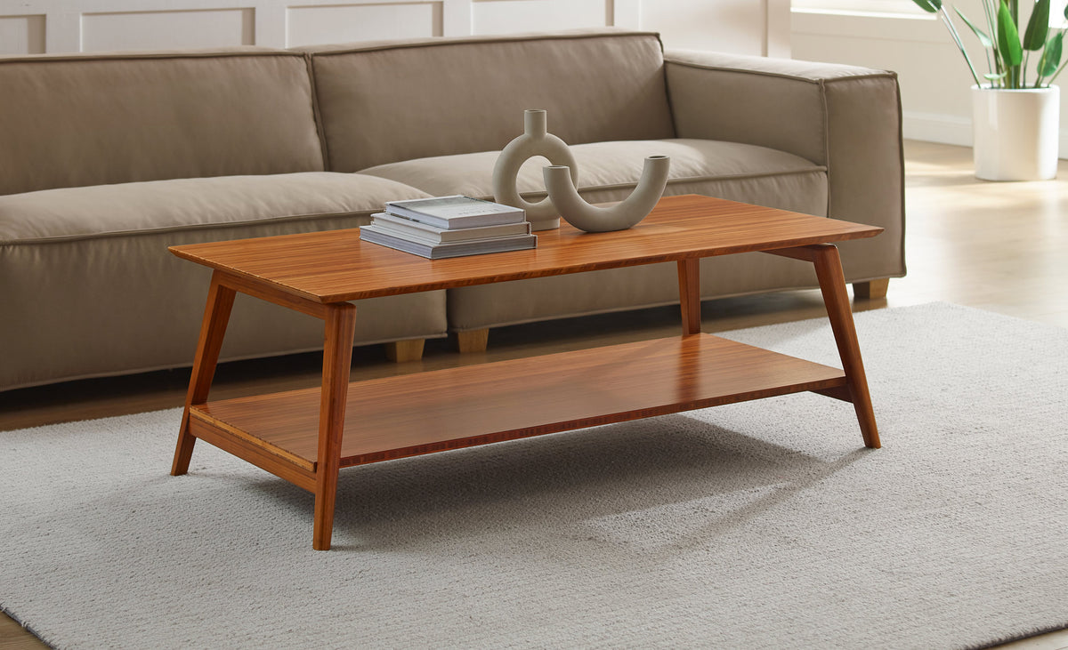 Antares Coffee Table by Greenington, showing antares coffee table in live shot.