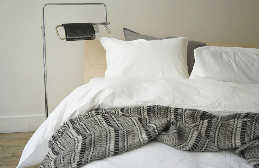 Anton Bedding Collection by Area, showing closeup view of anton bedding collection in live shot.