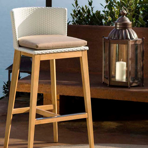 Arc Bar Stool by Point, showing arc bar stool in live shot.