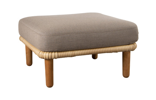 Arch Single Module by Cane-Line - Natural Weave/Taupe Cushion w/QuickDry & Airflow System.