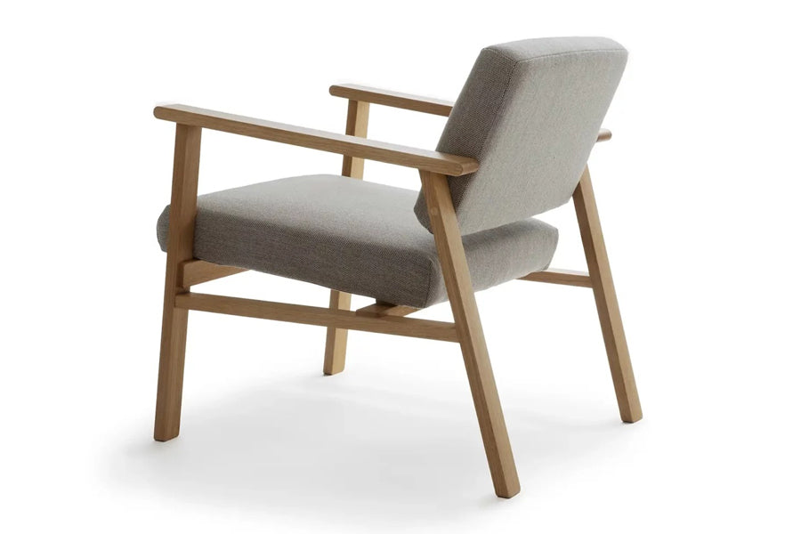 Archetyp Lounge Chair by Nikari, showing side view of archetyp lounge chair.