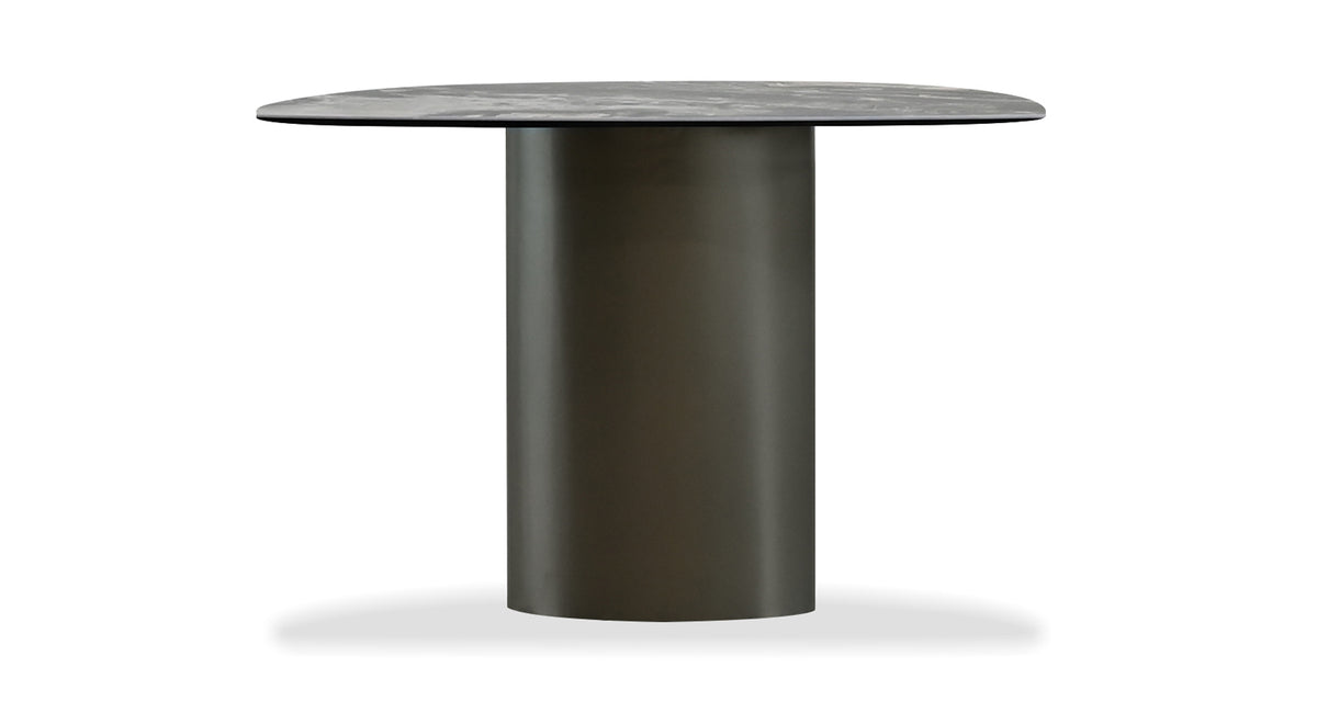 Argon End Table by Mobital, showing front view of argon end table.